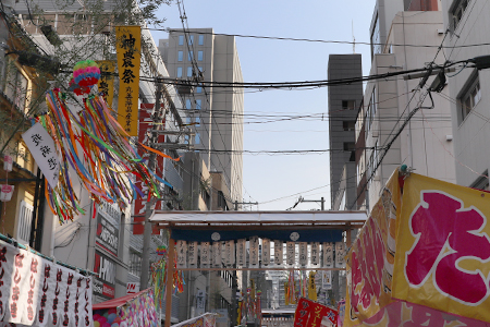 神農祭の風景